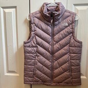 The North Face Women's Purple Puffer Vest